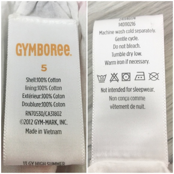 🛍 Gymboree Wild For Zebras Floral Dress Girls 5 - Picture 12 of 14